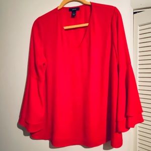 Alfani Bell-Sleeve Blouse